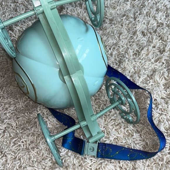 Disney Parks Cinderella's Carriage Popcorn Bucket Disney Souvenir With Strap - Picture 11 of 16